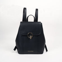 Load image into Gallery viewer, Black Corneli Leather Backpack from Cocoona
