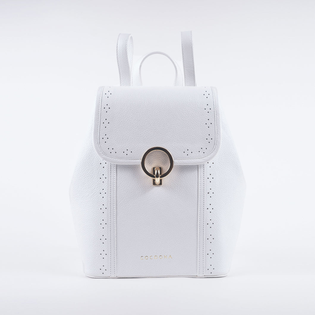 Corneli Backpack in White 